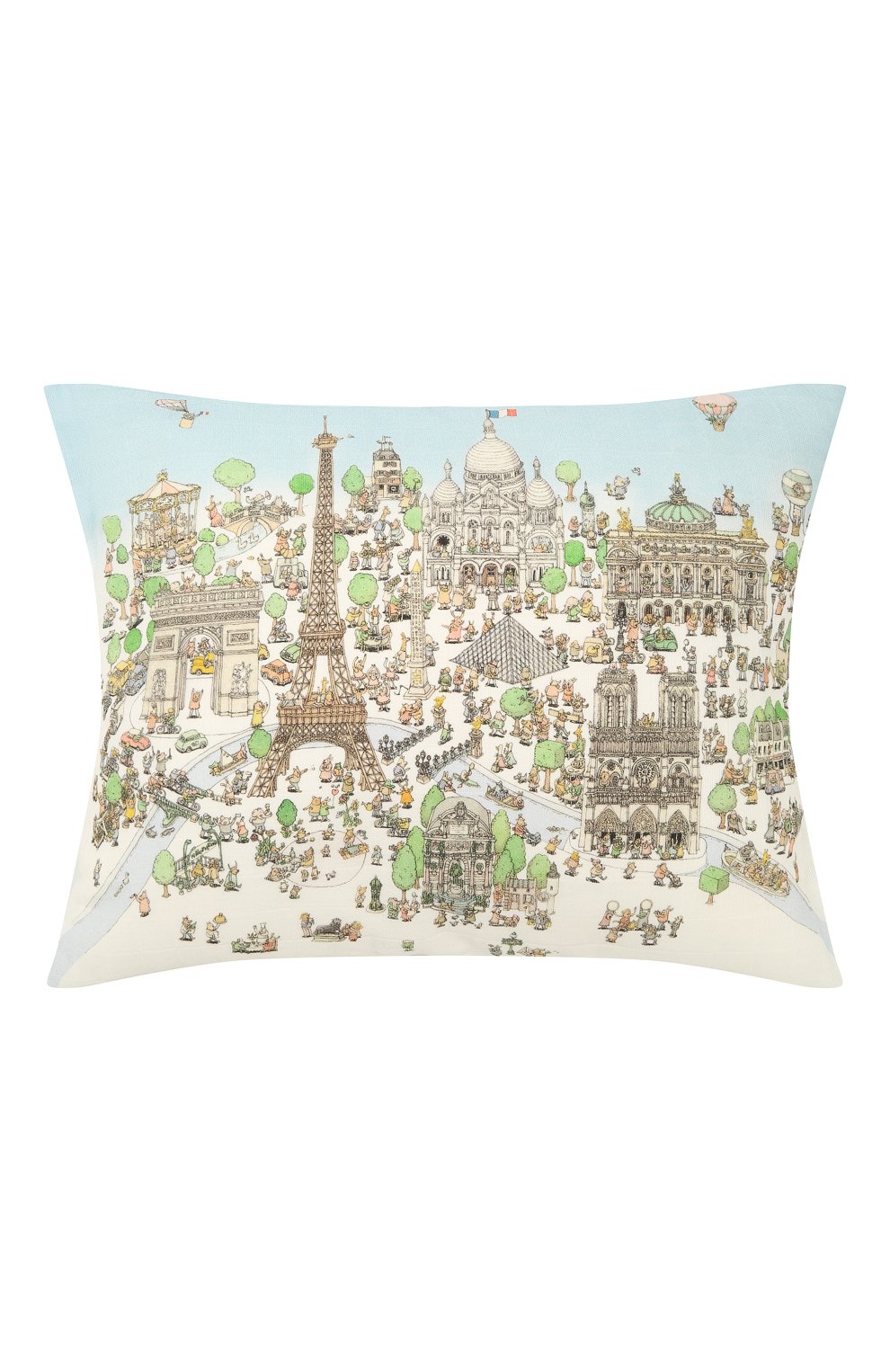 Хлопковая подушка ATELIER CHOUX, арт. CUSHI0N-PARIS, фото 1