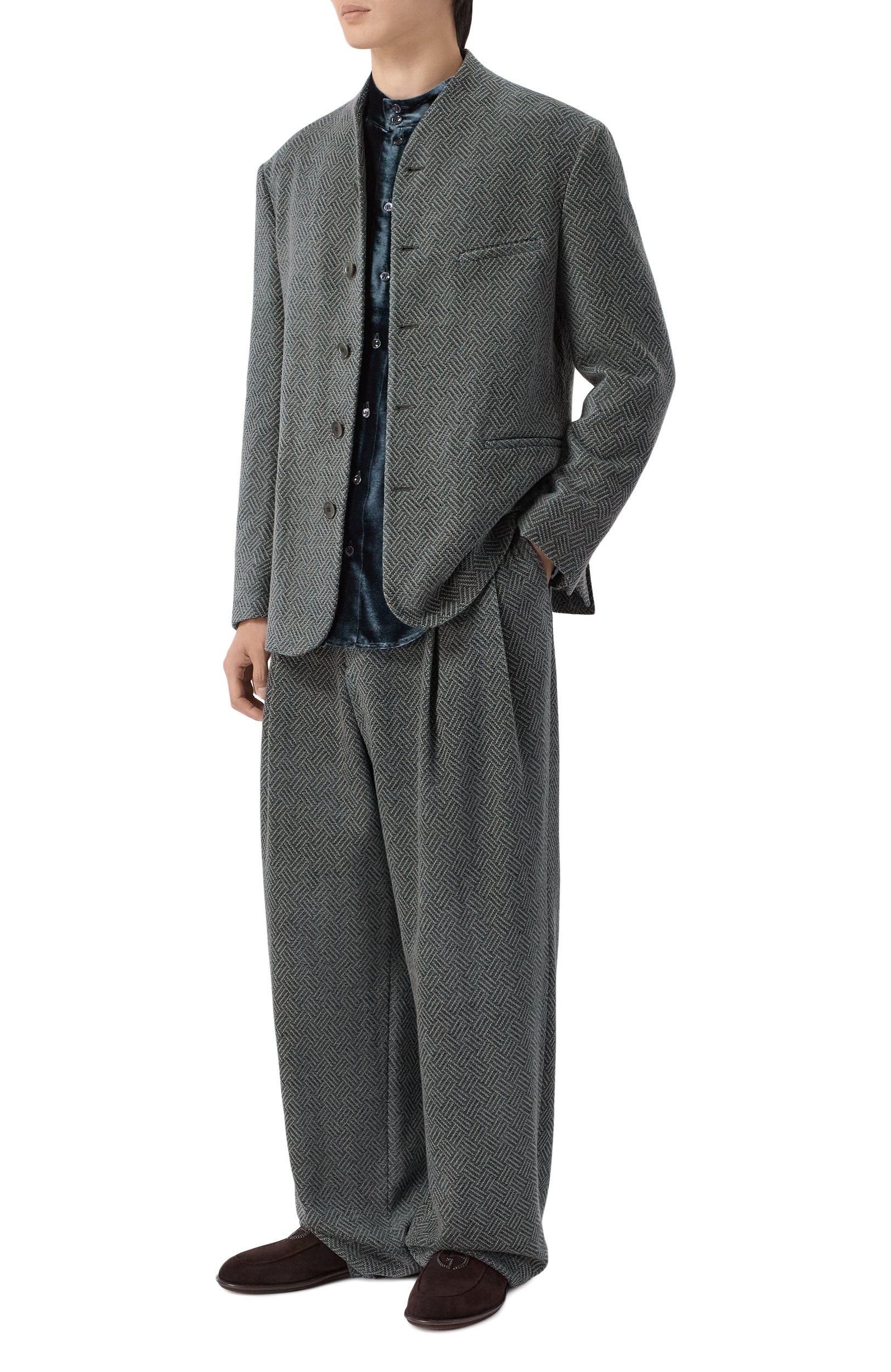 Пиджак из шерсти и вискозы GIORGIO ARMANI, арт. GM004464/TE23902, фото 2