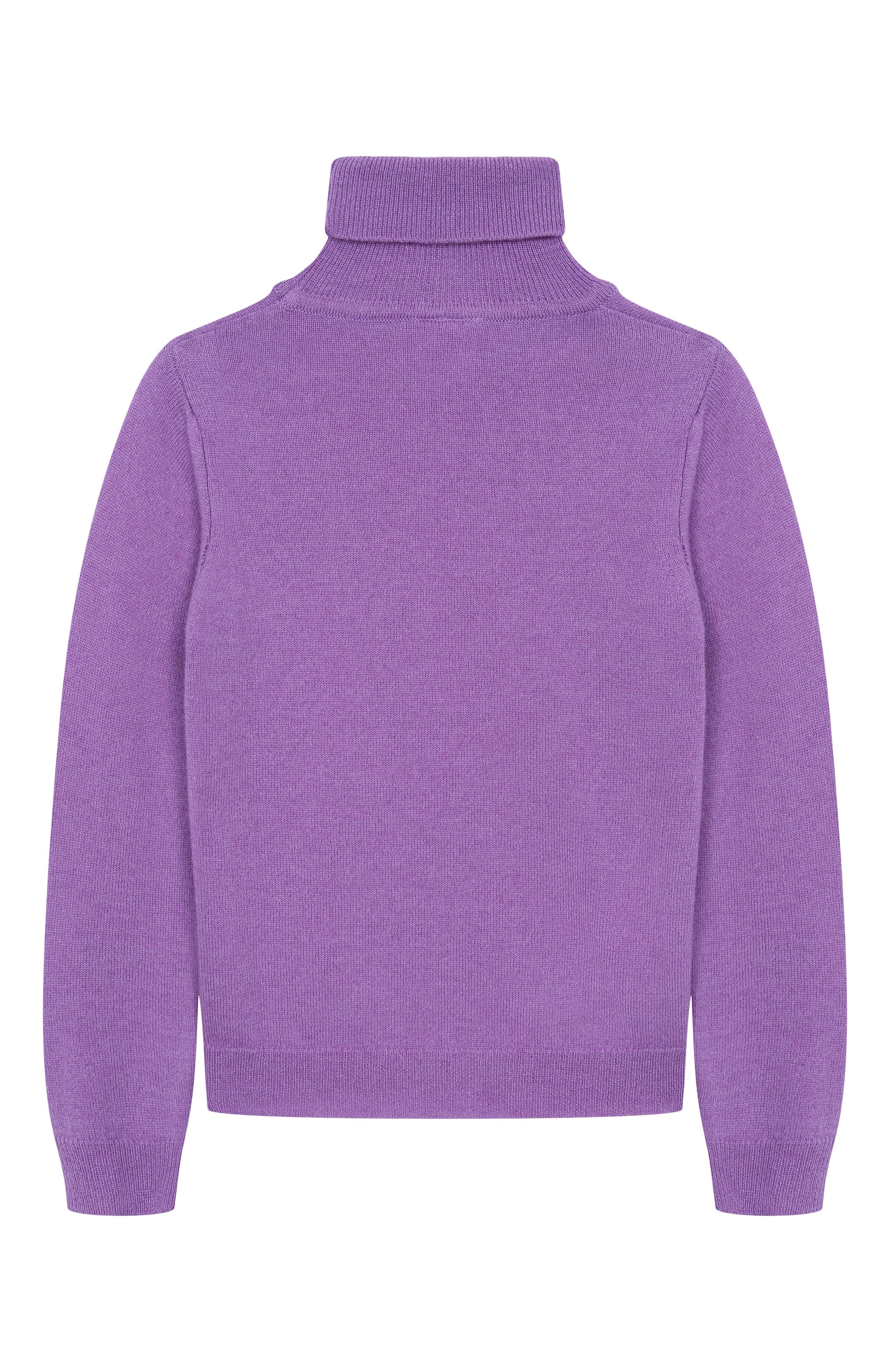 Кашемировая водолазка WOOL AND COTTON сиреневого цвета по цене 16220 руб., арт. KRUSV-2507, фото 2 Кашемировая водолазка WOOL AND COTTON, арт. KRUSV-2507, фото 2