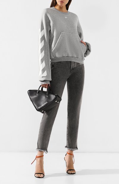 Хлопковый свитшот OFF-WHITE, арт. 0WBA043R194030690701, фото 2