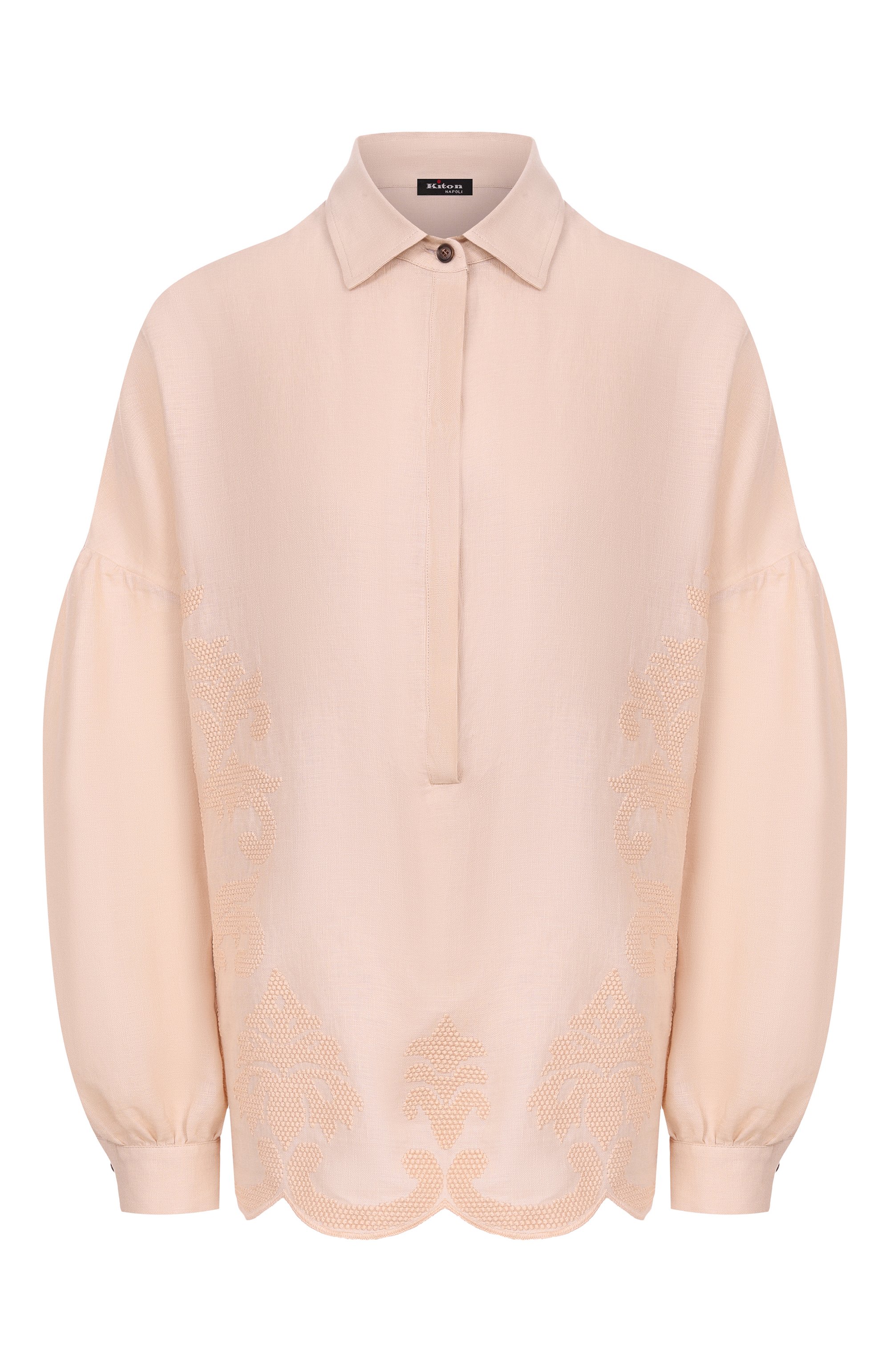 Хлопковая блузка KITON, арт. D61445K0861G, фото 1