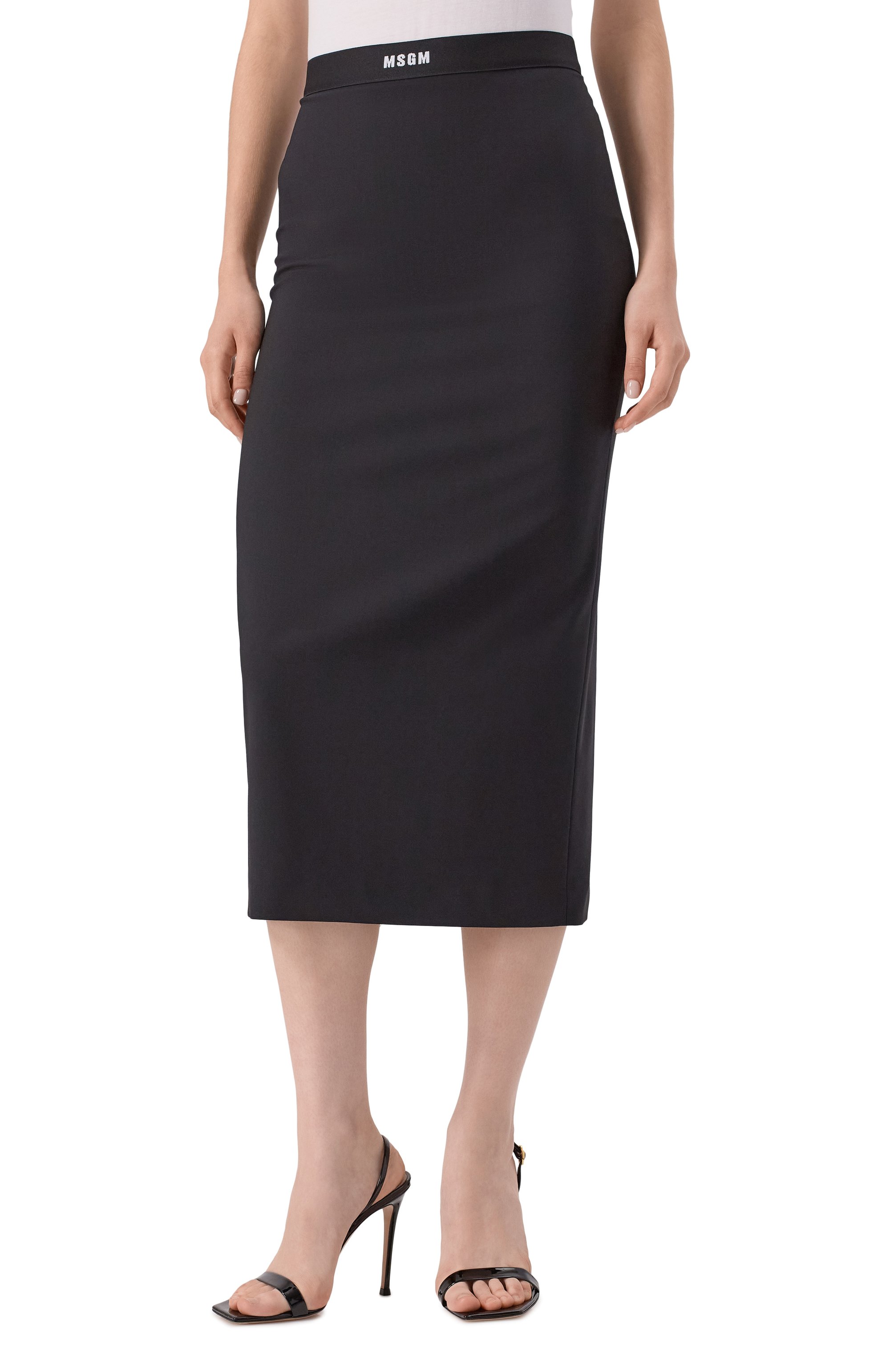 Шерстяная юбка MSGM, арт. 3941MDD23/257605, фото 3