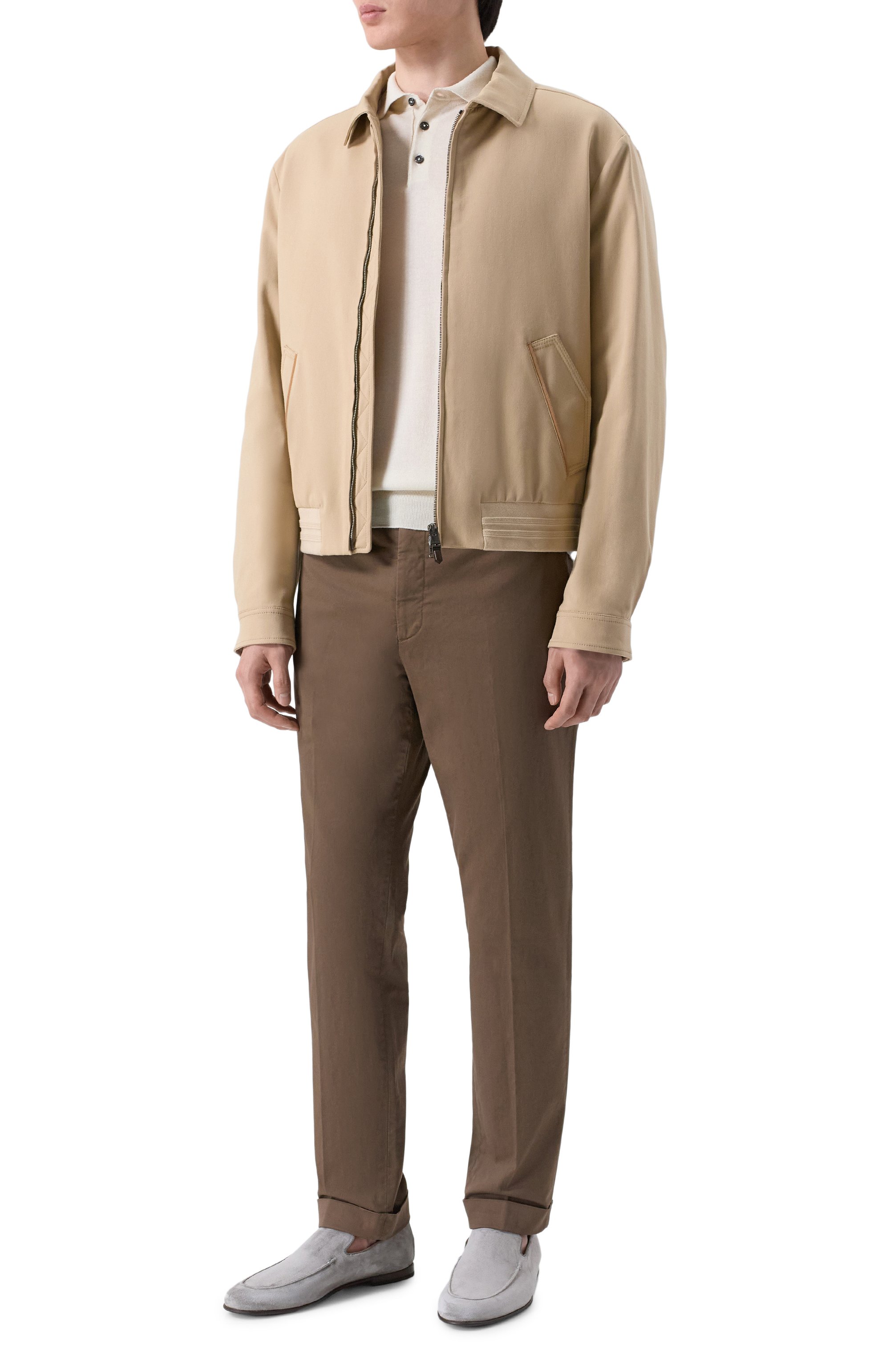 Замшевые лоферы BARRETT, арт. 261U039.10/LIGHT CASHEMERE, фото 2