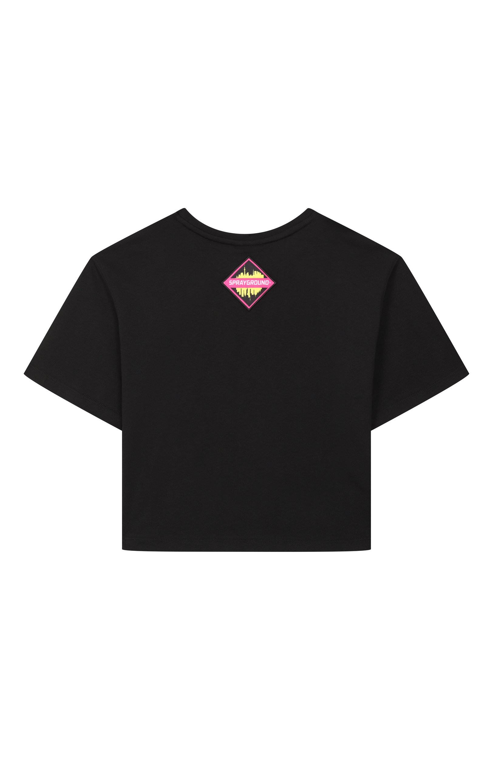 Хлопковая футболка SPRAYGROUND черного цвета по цене 8250 руб., арт. SPY1553BLK/SHARK IN JAPAN T-SHIRT BLK, фото 2 Хлопковая футболка SPRAYGROUND, арт. SPY1553BLK/SHARK IN JAPAN T-SHIRT BLK, фото 2
