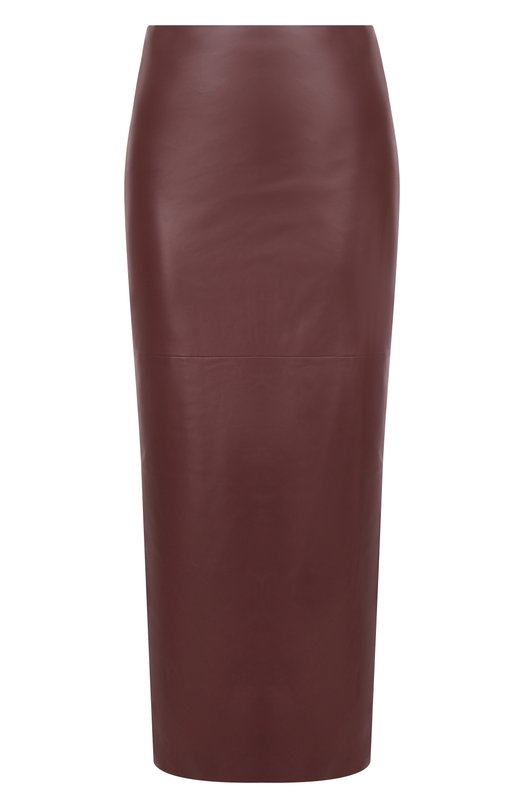 Кожаная юбка Brunello Cucinelli MPNGPG3891 Бордовый MPNGPG3891