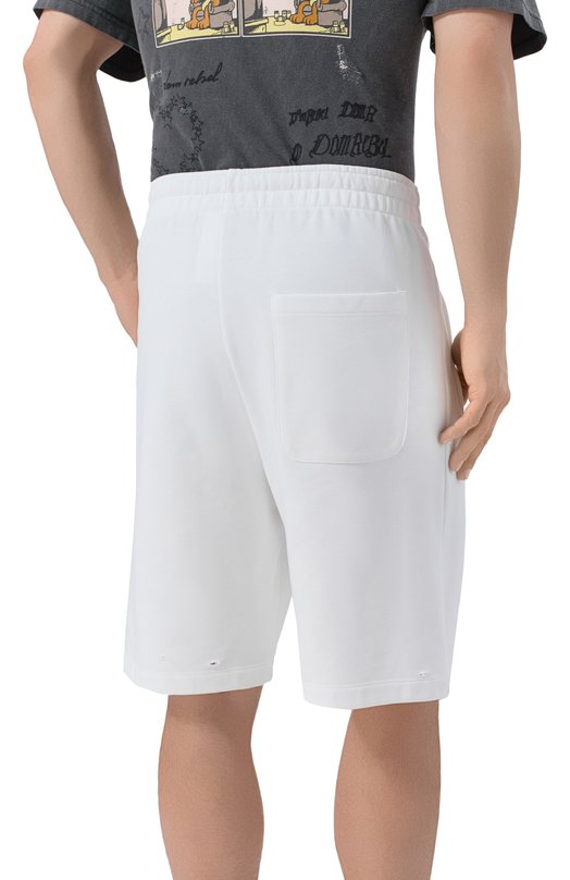 Хлопковые шорты Comme des Fuckdown CFABM01925 Белый  CFABM01925 Фото 4