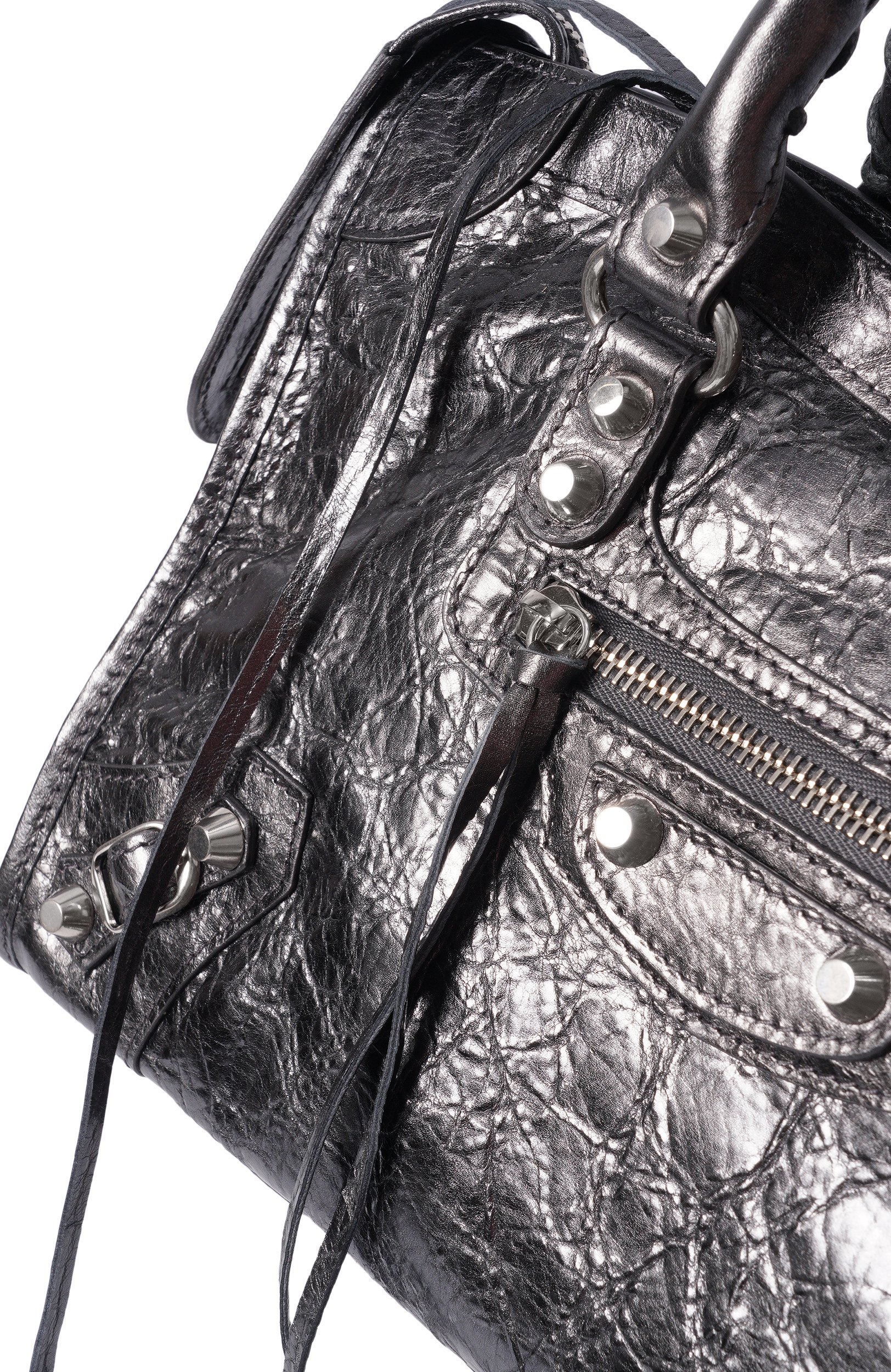 Сумка le city small BALENCIAGA темно-серого цвета по цене 357500 руб., арт. 865762/2AB4V, фото 6 Сумка le city small BALENCIAGA, арт. 865762/2AB4V, фото 6