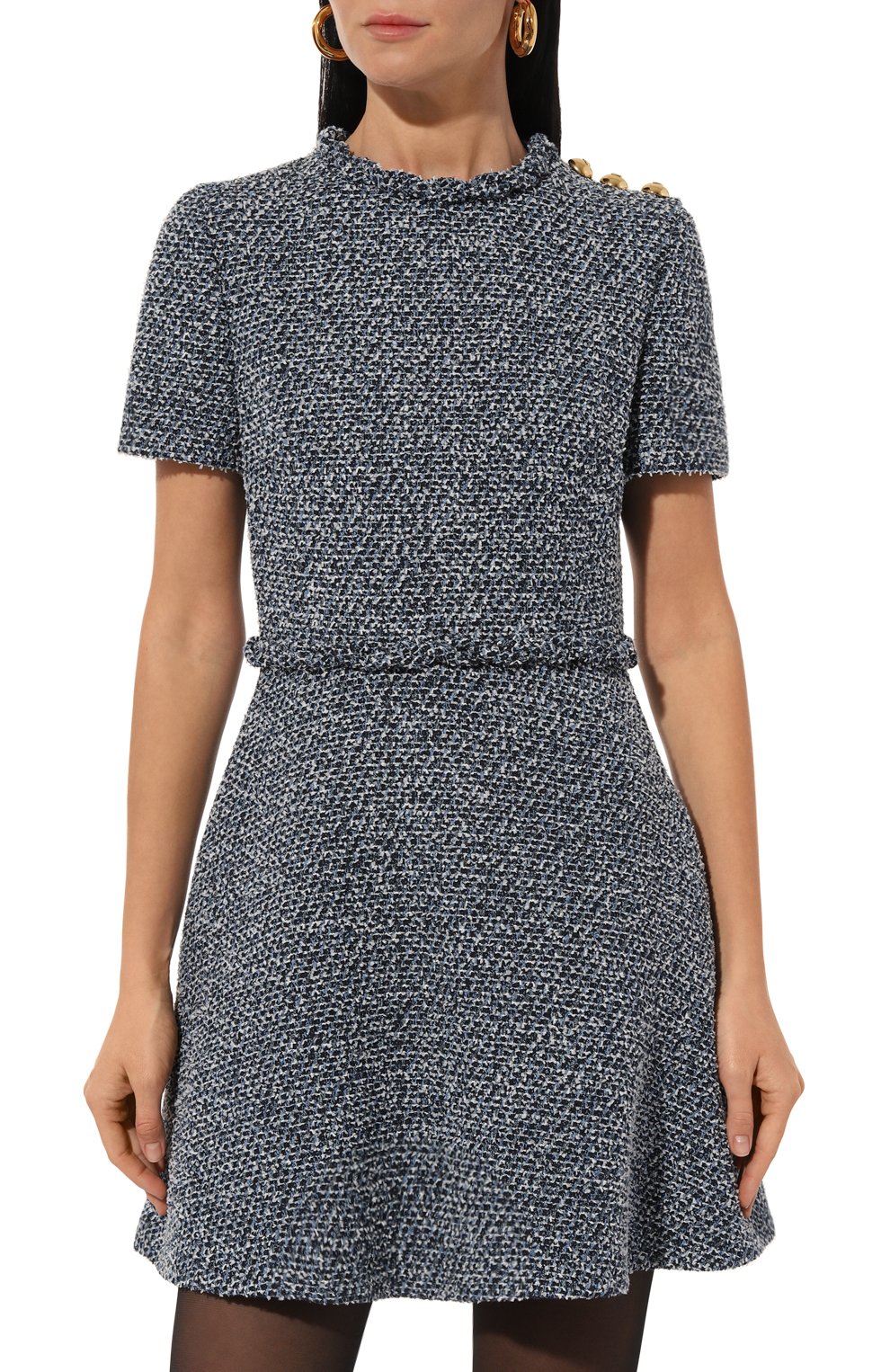 Твидовое платье VALENTINO, арт. 5B3VAAE58SB, фото 3