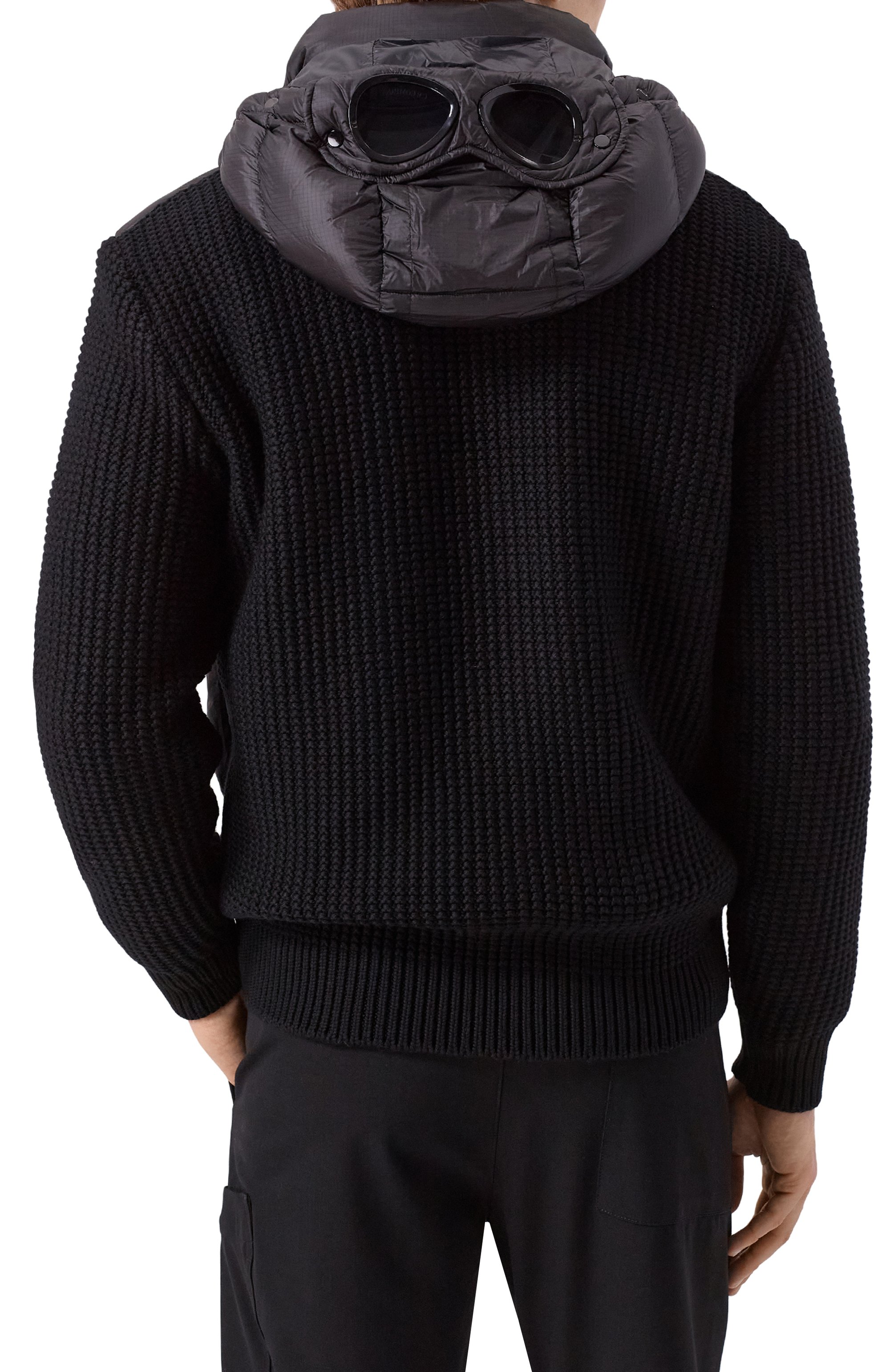 Комбинированный кардиган C.P. COMPANY, арт. 19CMKN185A006390M, фото 6