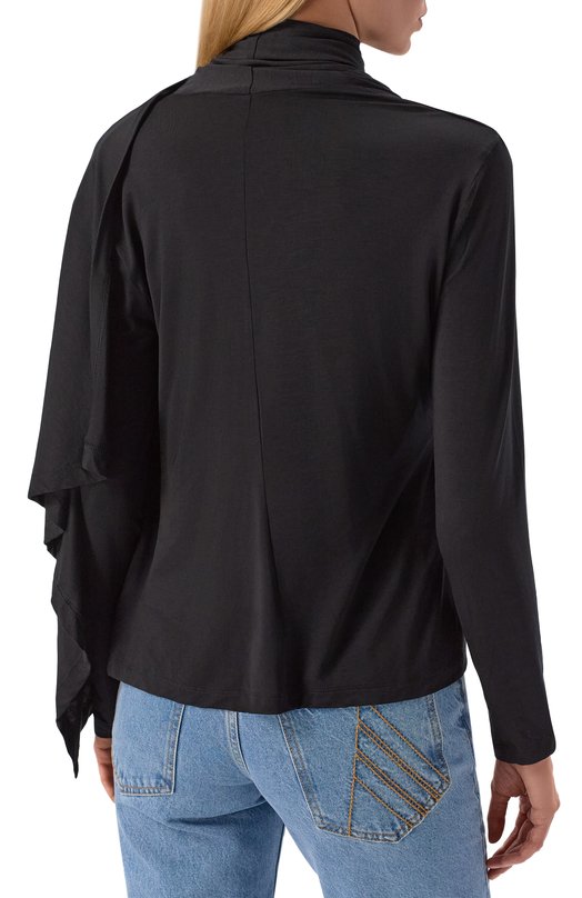 Топ из лиоцелла Helmut Lang P06HW510 Чёрный  P06HW510 Фото 4