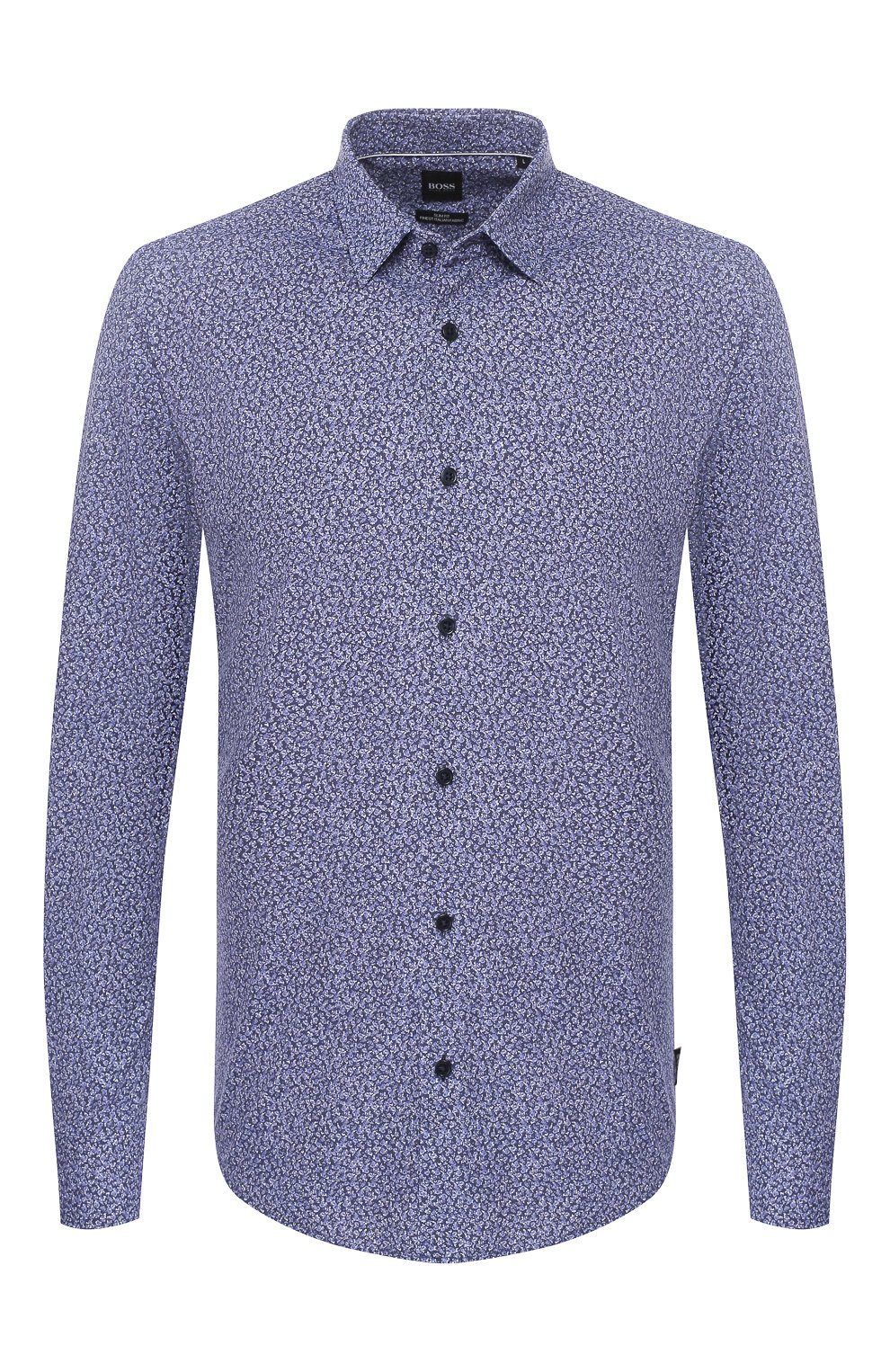 Рубашка BOSS темно-синего цвета по цене 18700 руб., арт. 50422695, фото 1 Рубашка BOSS, арт. 50422695, фото 1