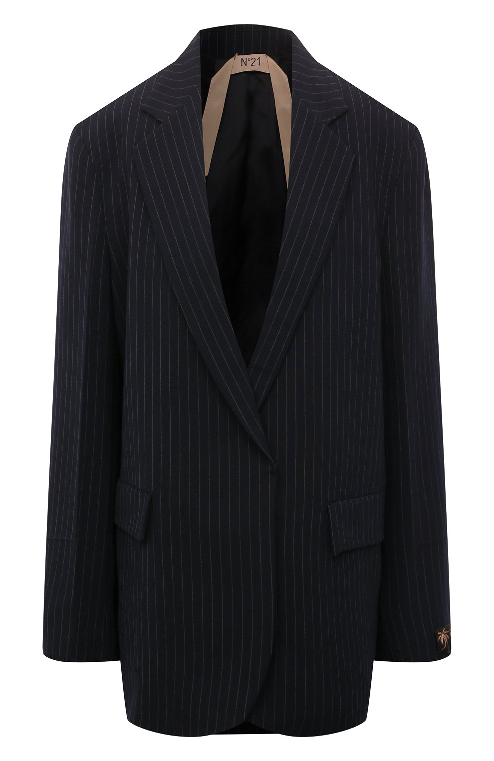 Жакет N21 темно-синего цвета по цене 105000 руб., арт. N2M/L062/5151, фото 1 Жакет N21, арт. N2M/L062/5151, фото 1