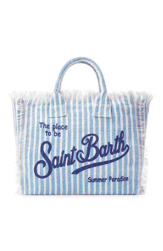 Сумка-тоут Colette MC2 Saint Barth STBA C0LETTE LINEN/01466H Голубой  STBA C0LETTE LINEN/01466H Фото 6