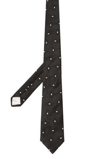 Шелковый галстук GIORGIO ARMANI черного цвета по цене 21600 руб., арт. GM000800/TE13675, фото 3 Шелковый галстук GIORGIO ARMANI, арт. GM000800/TE13675, фото 3