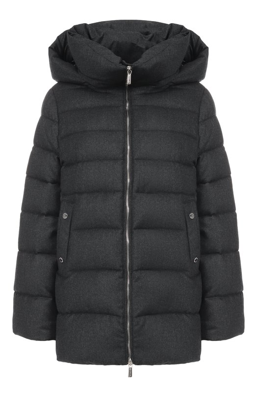 Шерстяной пуховик Moorer NATALIA/LXW Серый NATALIA/LXW