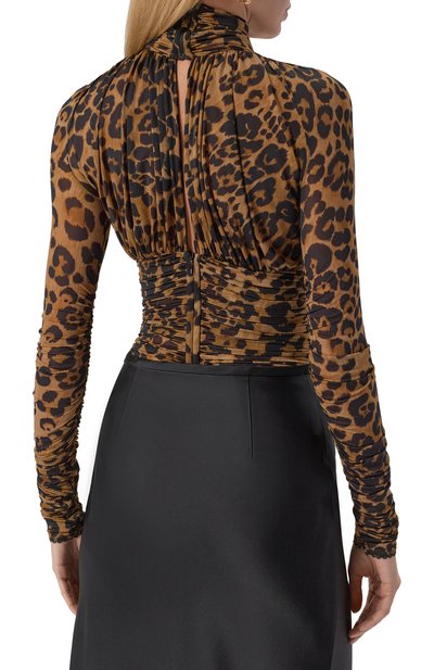 Боди BLUMARINE леопардового цвета по цене 75700 руб., арт. 2C419A, фото 4 Боди BLUMARINE, арт. 2C419A, фото 4