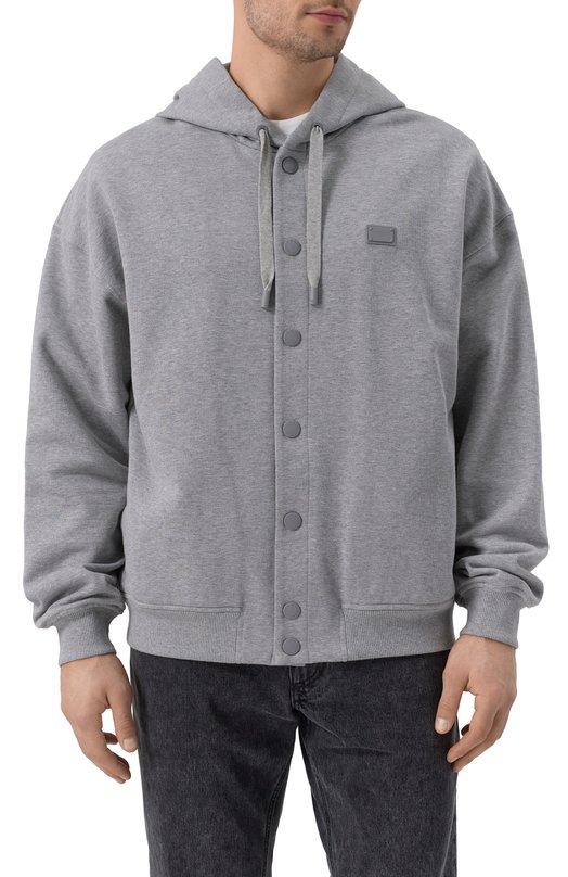 Хлопковая толстовка Dolce & Gabbana G9BNKT/G702K Серый  G9BNKT/G702K Фото 3