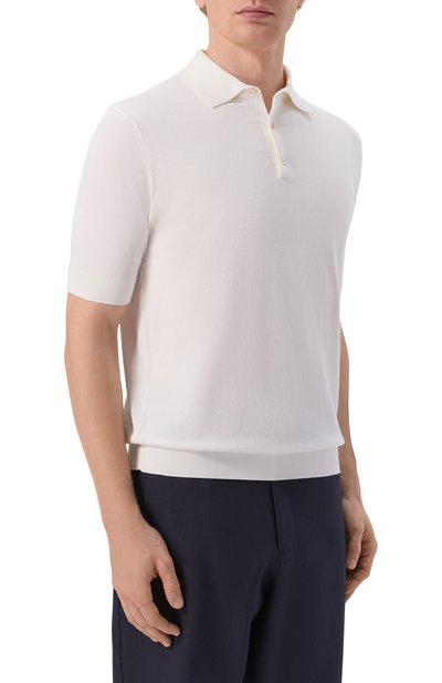 Хлопковое поло ANDREA CAMPAGNA, арт. PL1MC/SI18R, фото 3