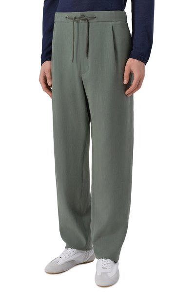 Льняные брюки GIORGIO ARMANI, арт. GM001625/TE10954, фото 3