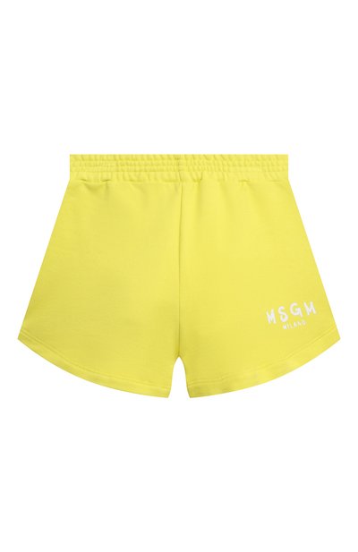 Хлопковые шорты MSGM KIDS, арт. MS028757, фото 1