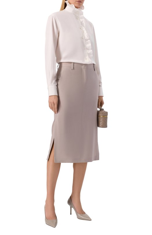 Кожаные туфли Love 85 Jimmy Choo L0VE 85/CWN Бежевый  L0VE 85/CWN Фото 3