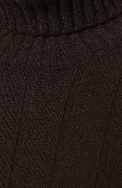 Платье из шерсти и кашемира CREM38 темно-коричневого цвета по цене 76200 руб., арт. CREM250 LATA, фото 5 Платье из шерсти и кашемира CREM38, арт. CREM250 LATA, фото 5