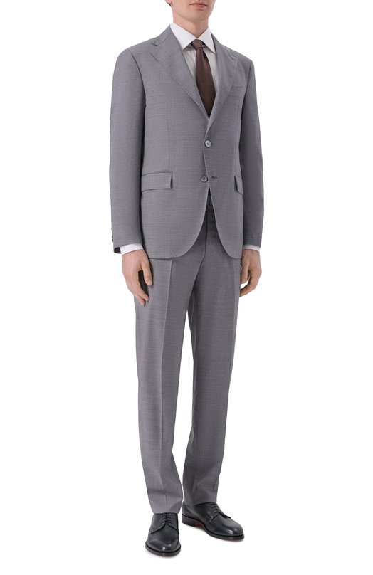 Шерстяной костюм Andrea Campagna SALINA SRC/T26112_SET Серый SALINA SRC/T26112_SET