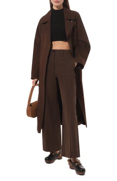 Женские кожаные сабо amstel GUCCI разноцветного цвета, арт. 397747 BLR90 | Фото 2 (Подошва: Платформа; Материал утеплителя: Натуральный мех; Каблук высота: Низкий; Материал внешний: Натуральная кожа)