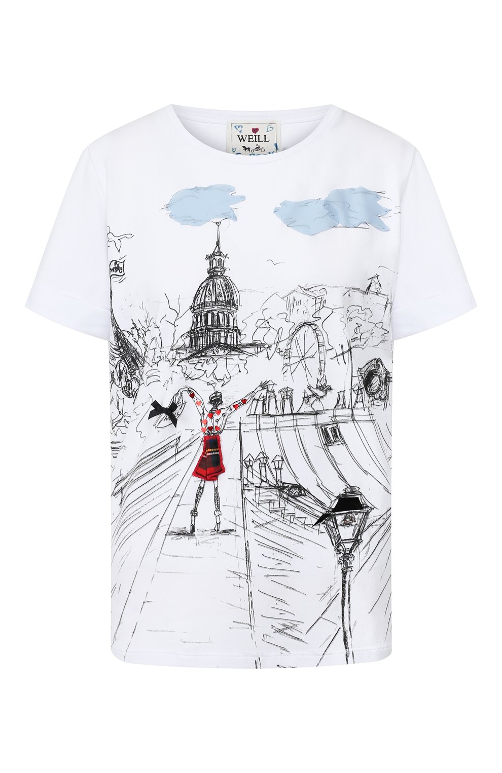 Хлопковая футболка WEILL, арт. 117502, фото 1