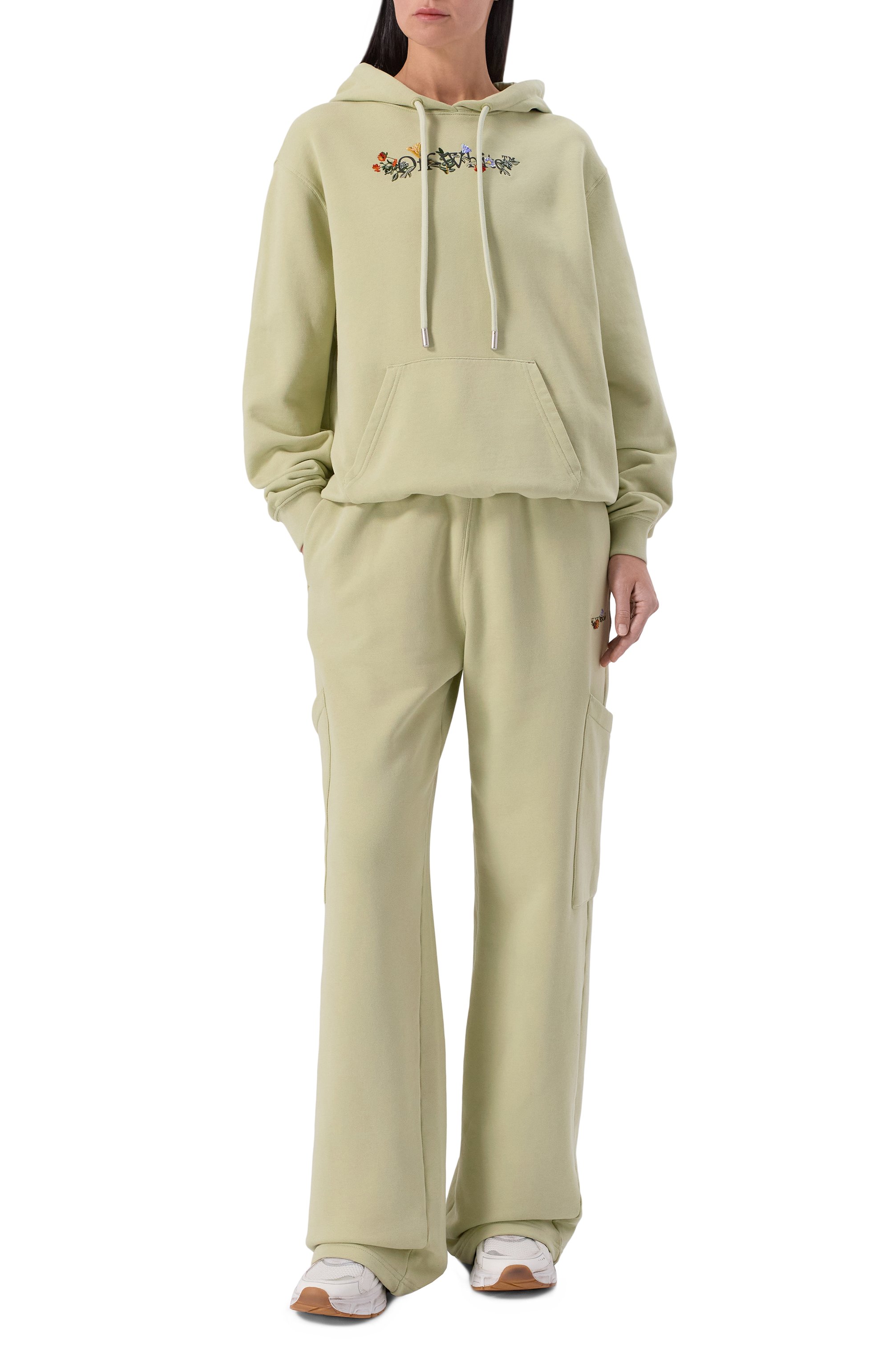 Хлопковое худи OFF-WHITE, арт. 0WBB064F25FLE002, фото 2