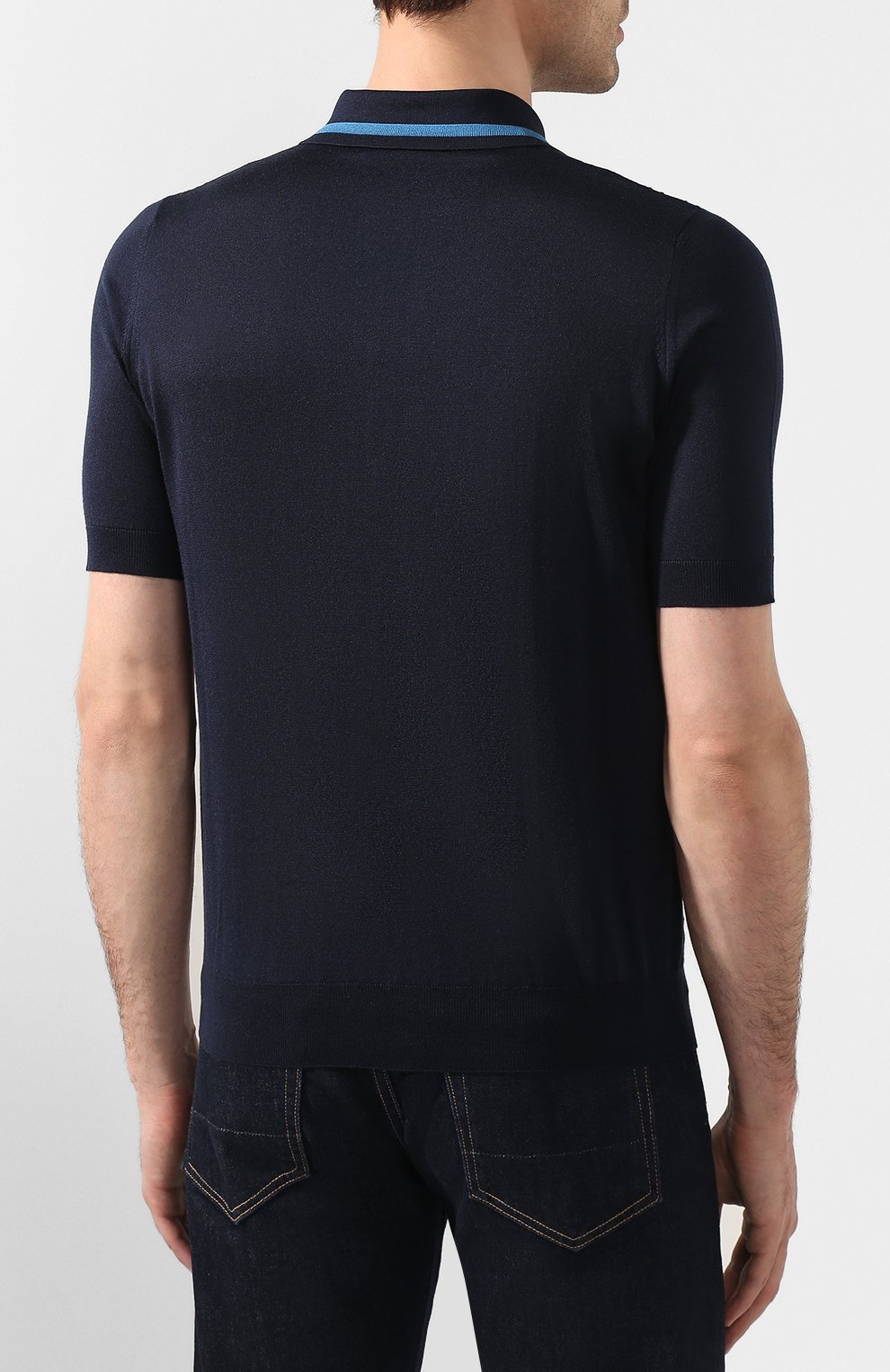 Шелковое поло ZILLI, арт. MBT-PZ422-FUTC1/MC03/AMIS, фото 4