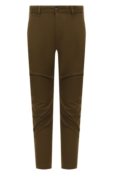 Мужские хлопковые брюки DSQUARED2 хаки цвета, арт. S74KB0819/S39021 | Фото 1 (Случай: Повседневный; Материал внешний: Хлопок; Длина (брюки, джинсы): Укороченные; Стили: Кэжуэл, Милитари; Автоматизация ТО: Проставлено; Автоматизация состава: Проставлено)