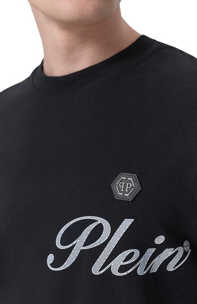 Хлопковая футболка PHILIPP PLEIN, арт. SAFC MTK8880 PJY002N, фото 5