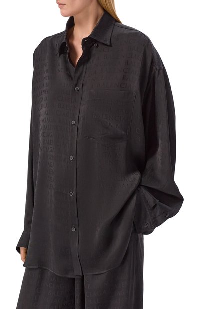 Рубашка из вискозы BALENCIAGA, арт. 850978/TT054, фото 3