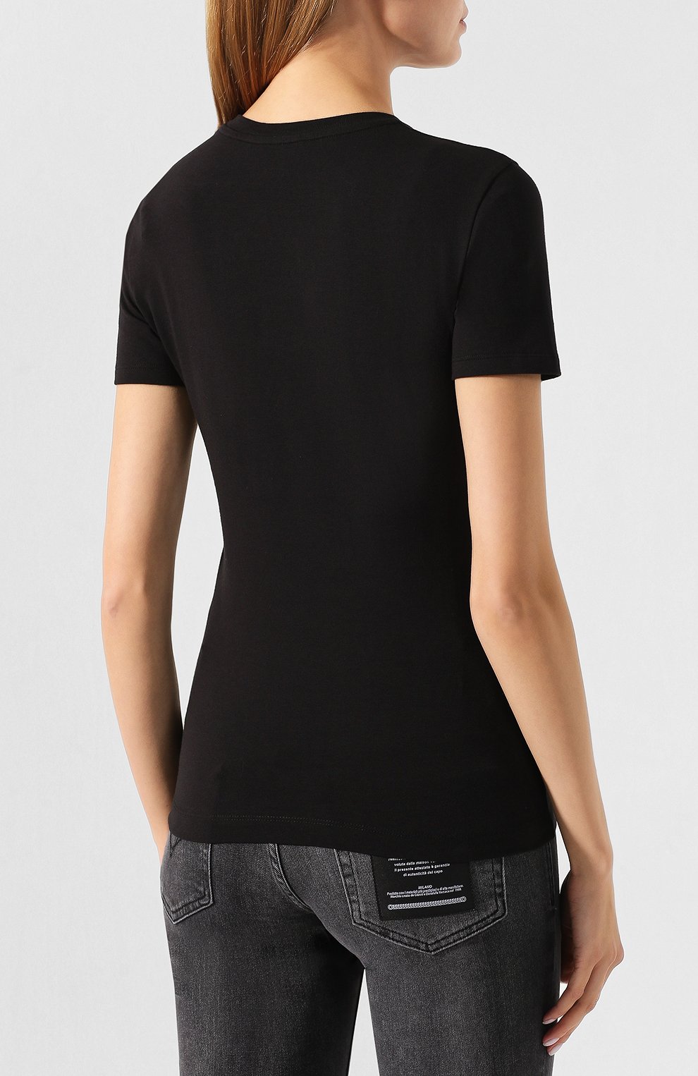 Хлопковая футболка VERSACE JEANS COUTURE, арт. B2HUA7AE-UDP608 BAR0QUE/30215, фото 4