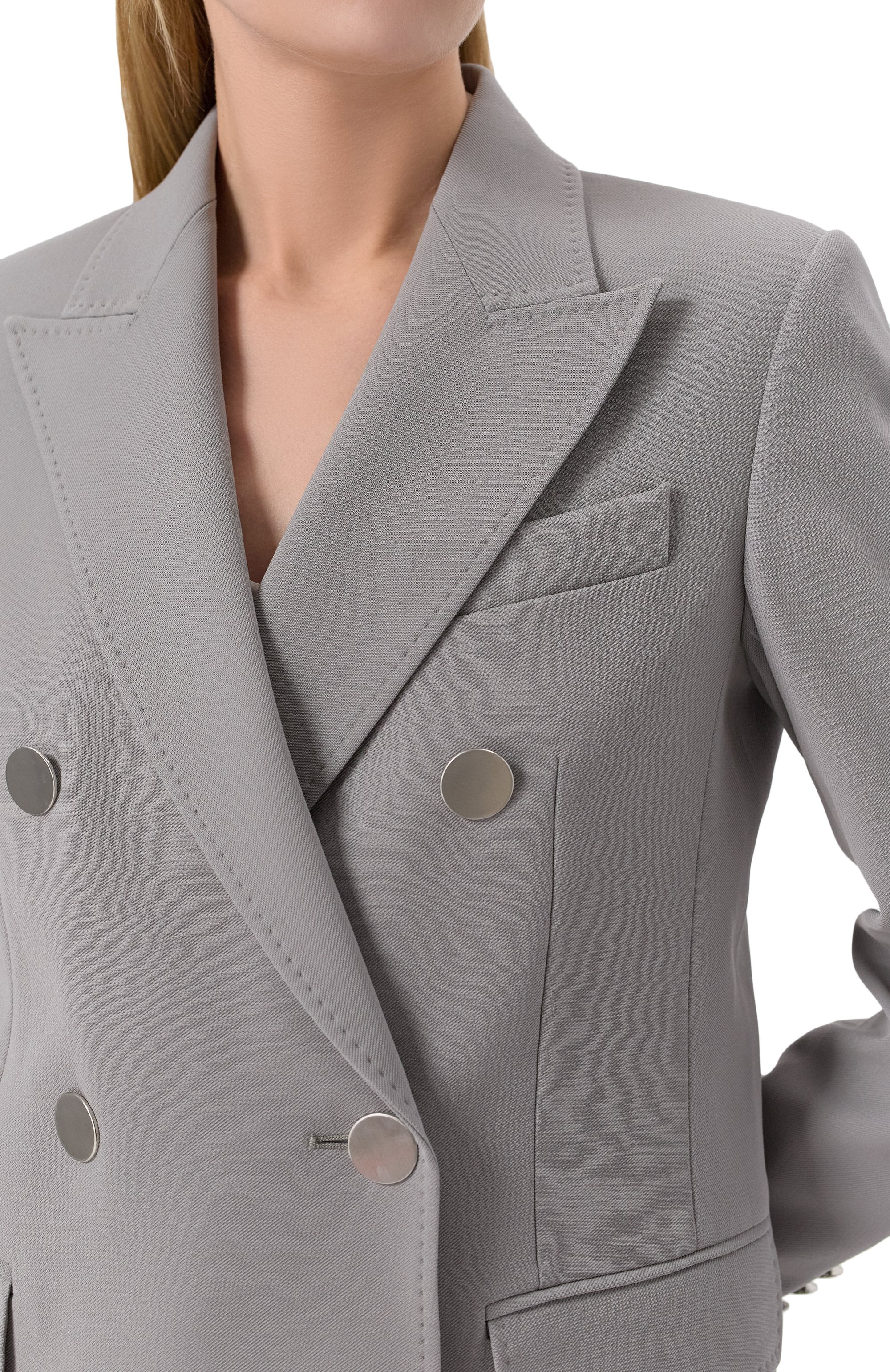 Шерстяной жакет MAX MARA STUDIO, арт. EDIC0LA, фото 5