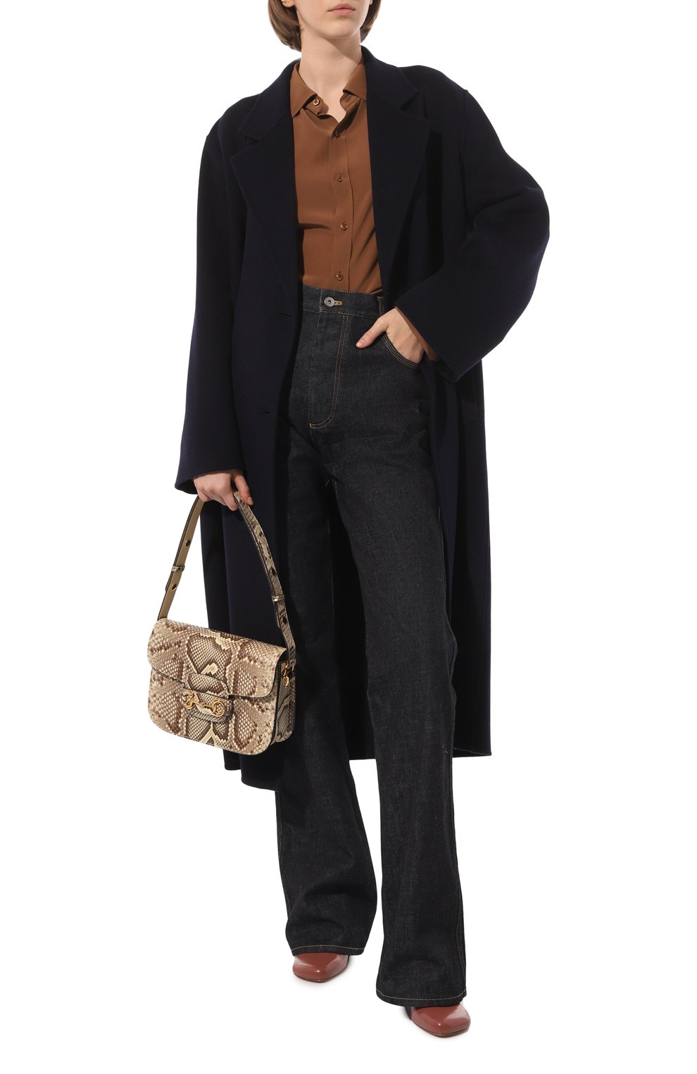 Сумка 1955 horsebit small из кожи питона GUCCI, арт. 602204 EZ60G, фото 7