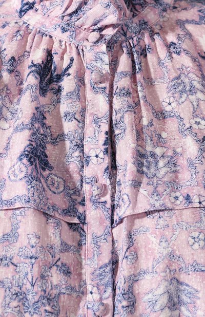 Льняная блузка ISABEL MARANT ETOILE, арт. HT1294-19P025E/TEDY, фото 5