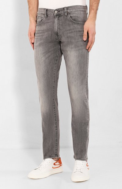 Джинсы прямого кроя с потертостями POLO RALPH LAUREN, арт. 710683345, фото 3