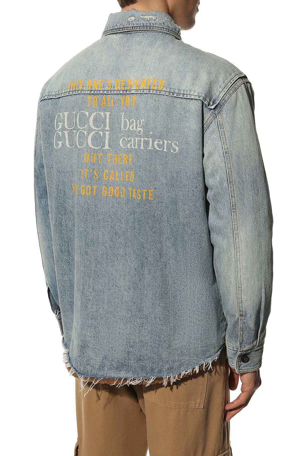 Джинсовая куртка-рубашка GUCCI, арт. 667998/XDBRP, фото 4
