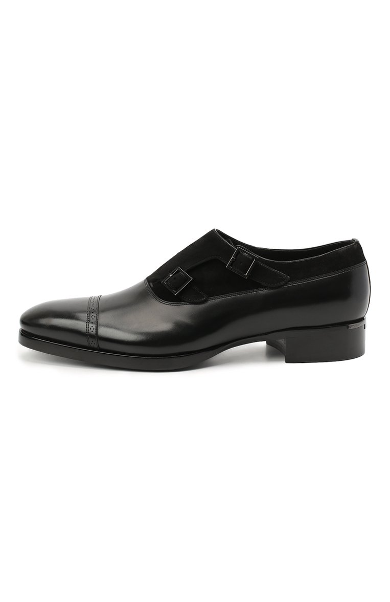 Кожаные монки SANTONI, арт. MCLE17415LE1FLTUN51, фото 1