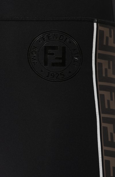 Легинсы FENDI черного цвета по цене 29550 руб., арт. FAB060 A8XC, фото 5 Легинсы FENDI, арт. FAB060 A8XC, фото 5