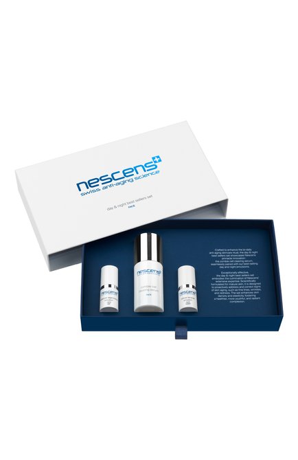 Набор day &amp; night (30+2x5ml) NESCENS бесцветного цвета, арт. NS572 | Фото 1 (Региональные ограничения белый список (Axapta Mercury): Не проставлено; Нос: Не проставлено; Косметика кросс-кт: Антивозрастной уход)