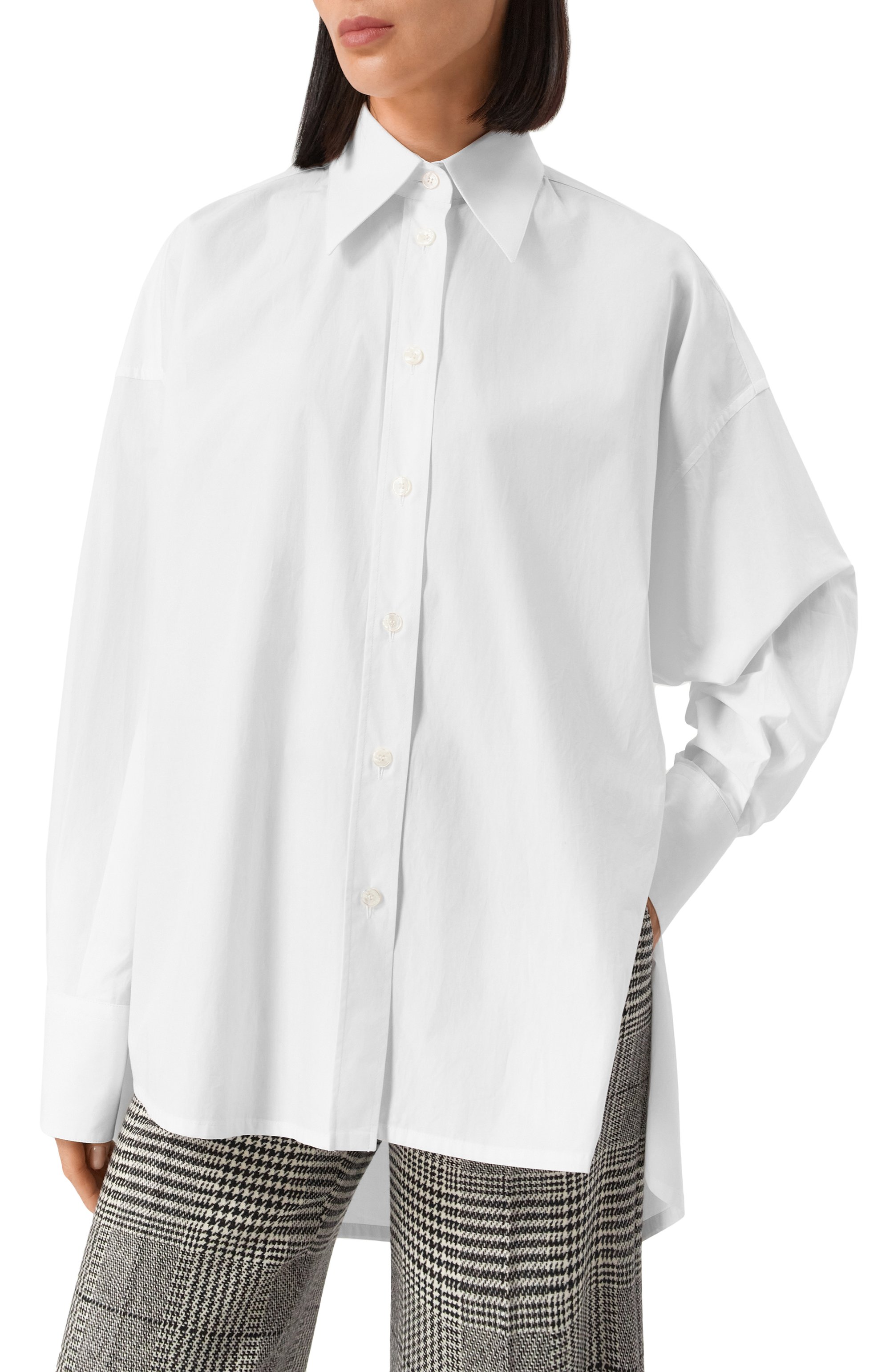 Хлопковая рубашка DOLCE & GABBANA белого цвета по цене 79150 руб., арт. F5N84T/FU5GK, фото 3 Хлопковая рубашка DOLCE & GABBANA, арт. F5N84T/FU5GK, фото 3