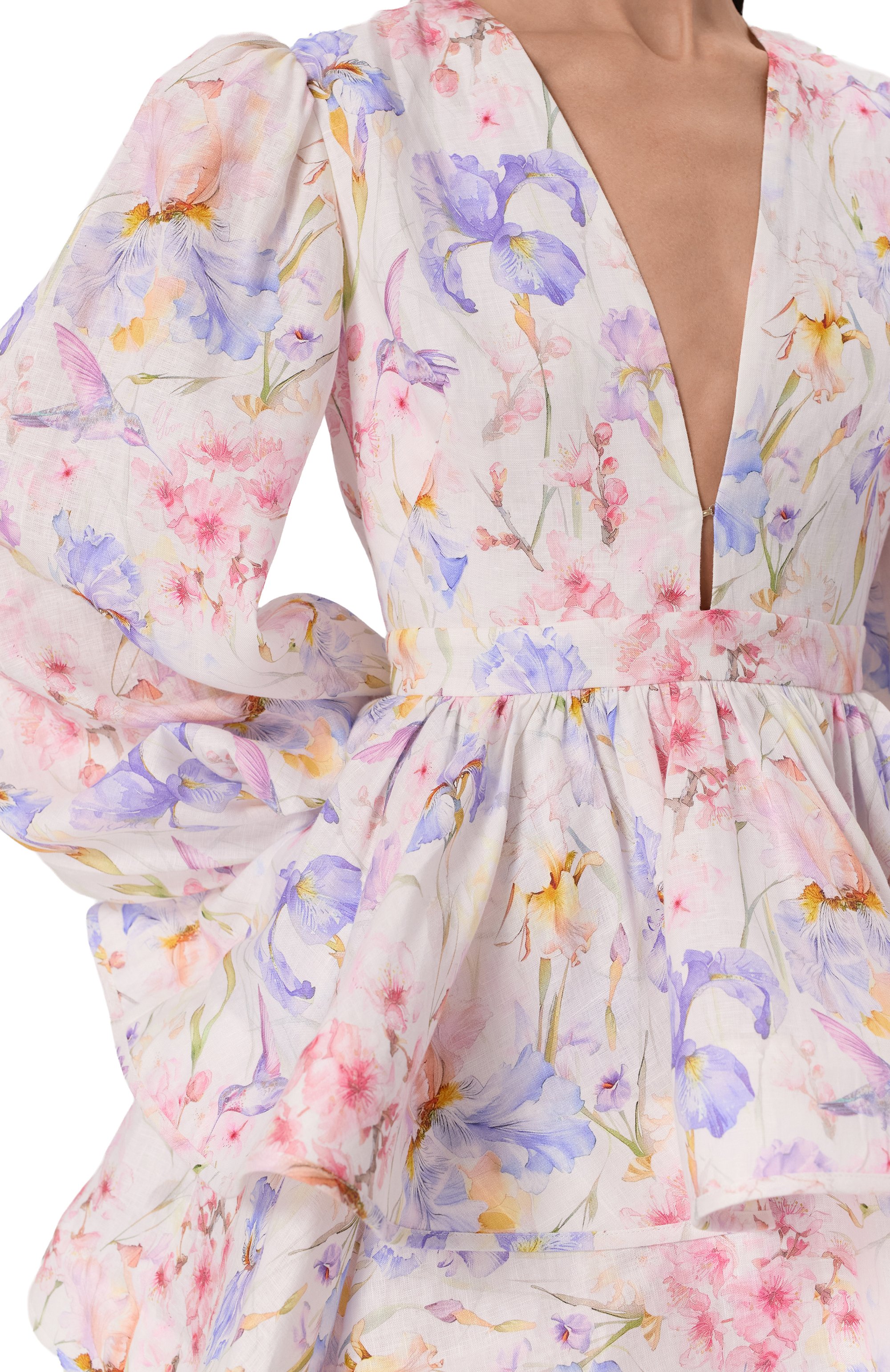 Льняное платье YVON белого цвета по цене 99800 руб., арт. 0 250001, фото 5 Льняное платье YVON, арт. 0 250001, фото 5