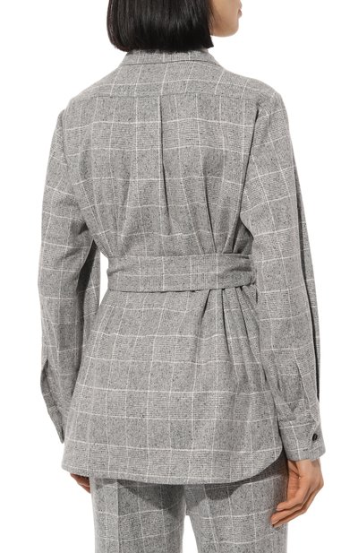 Рубашка из шелка и шерсти KITON, арт. D58453K0541E02, фото 4