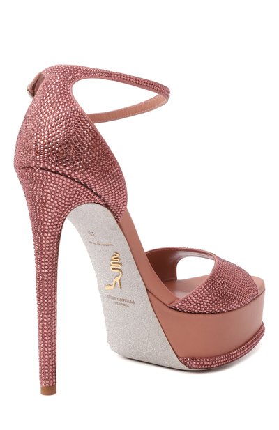 Текстильные босоножки anastasia 130 RENE CAOVILLA, арт. C11588-130/RN01, фото 5