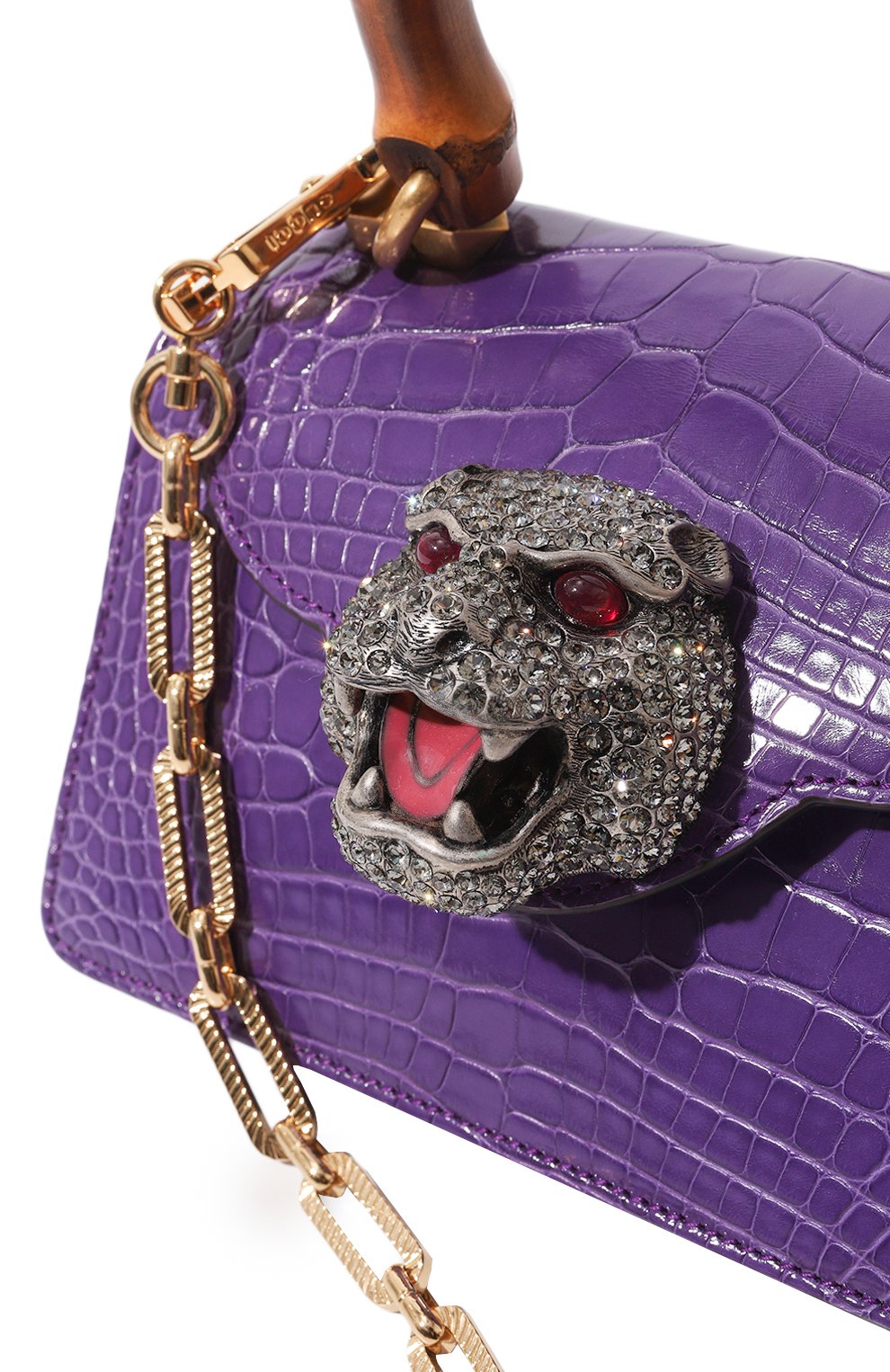 Сумка thiara из кожи аллигатора GUCCI, арт. 488667 EV4AR, фото 3