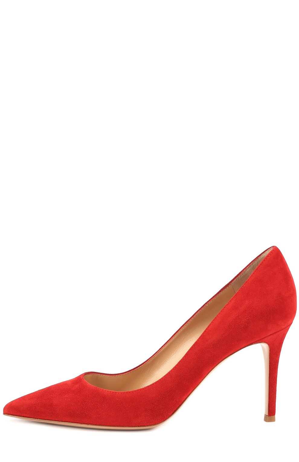 Замшевые туфли gianvito 85 GIANVITO ROSSI красного цвета по цене 79300 руб., арт. G24580.85RIC.CAM, фото 3 Замшевые туфли gianvito 85 GIANVITO ROSSI, арт. G24580.85RIC.CAM, фото 3