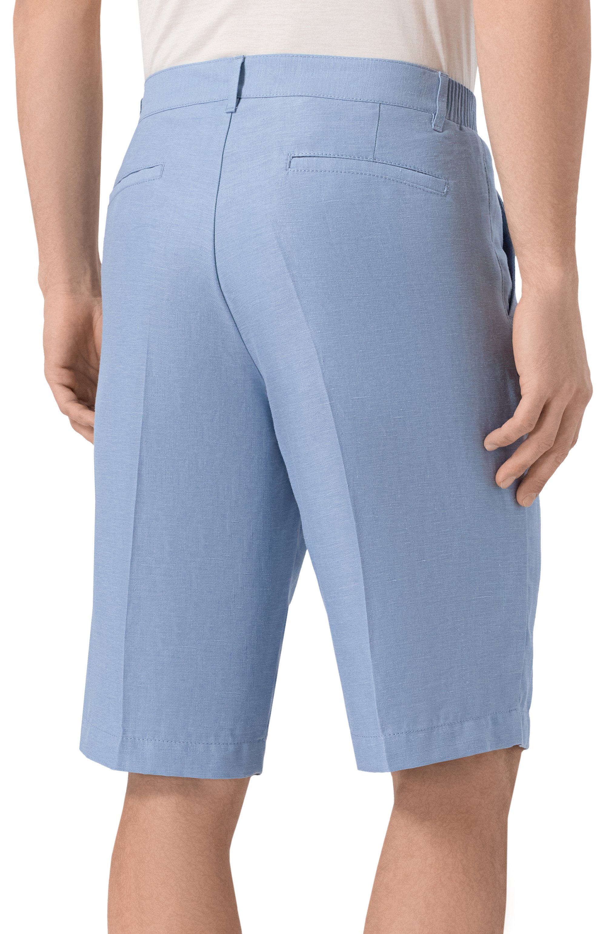 Шорты изо льна и шелка MVST, арт. M26.CSM.T408/TXAVI, фото 4